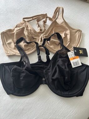 Wacoal Black and Tan Full-Coverage Bras